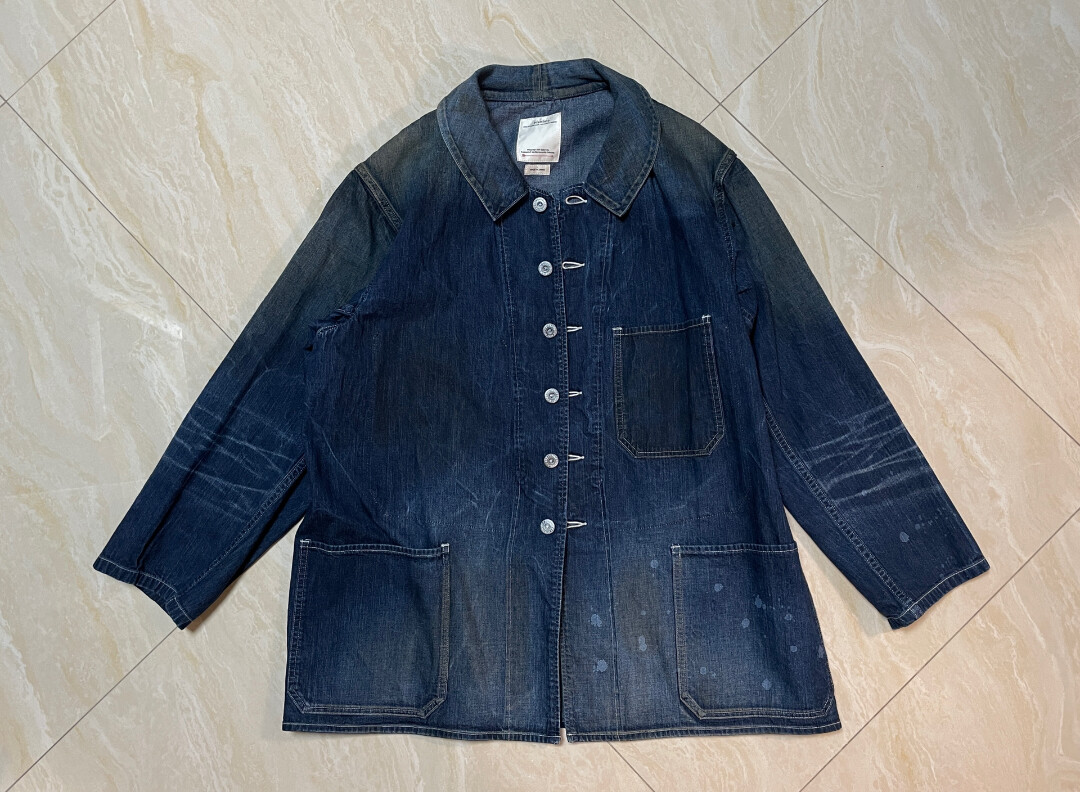 visvim Bucky Dry Splatter Coat
