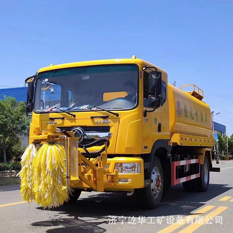 高速护栏清洗机全自动车载式防撞板立柱公路护栏双滚筒清理机