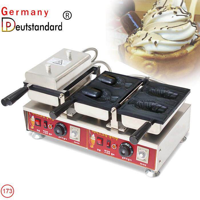 鲷鱼烧机开口鱼华夫饼电热开口鲷鱼烧旋转温控冰淇淋鲷鱼烧电饼档