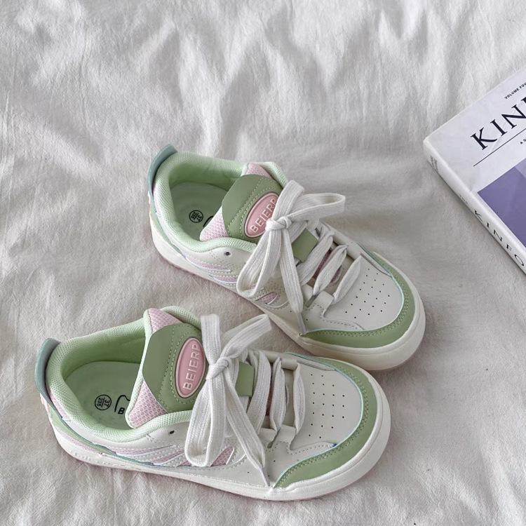 厚底小白爆款板鞋百搭学生老爹鞋