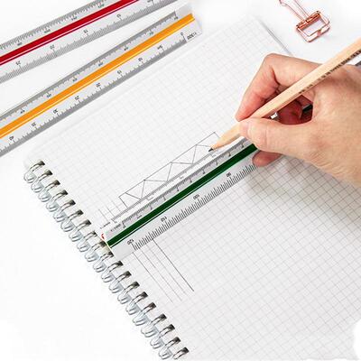 绘画设计 绘图比例尺 高精度 服装 工程尺 三棱比例尺 大小比例尺