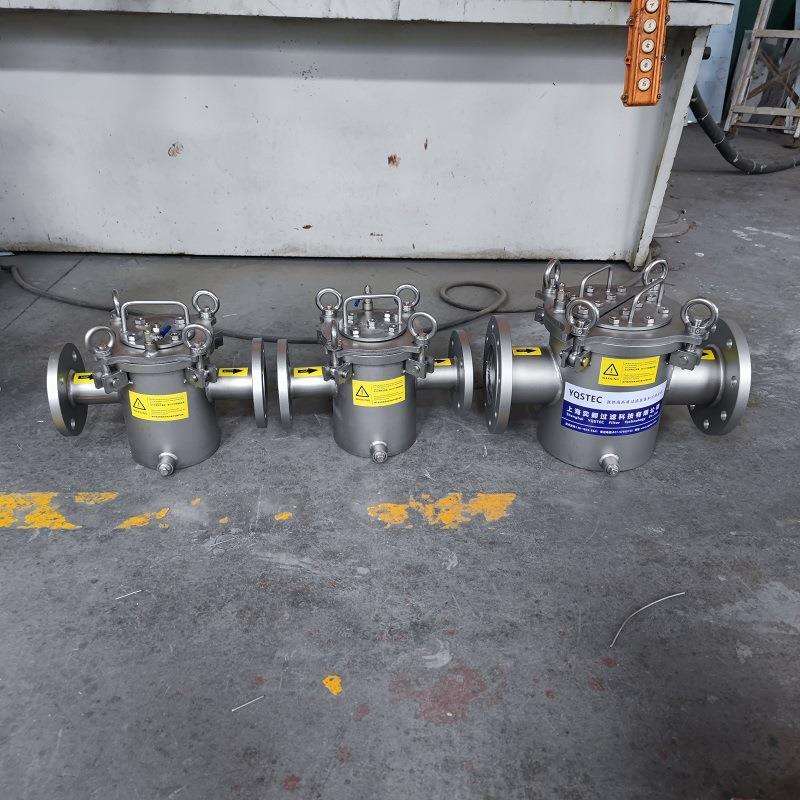 不锈钢强磁除铁屑过滤器 管道预处理过滤 哑光抛丸 可镜面抛光