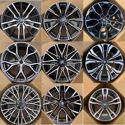 适用于宝马锻造轮毂19 20 21 22寸改装轻量化x5x6x7钢圈汽车轮毂