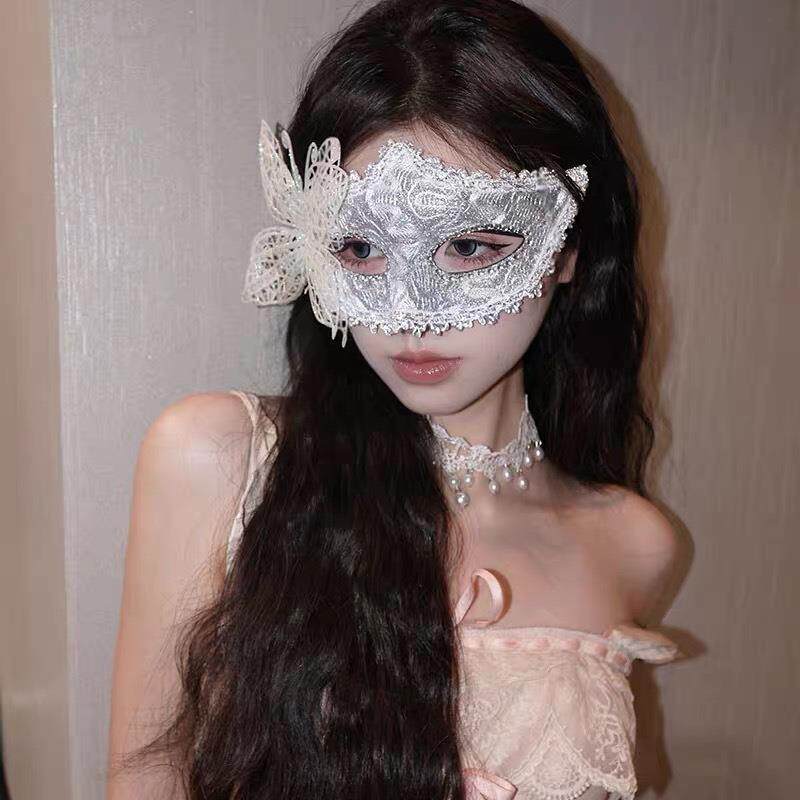狐狸猫女面具唱歌成人假面罩圣诞节化妆舞会全脸舞台覆古风妖直播