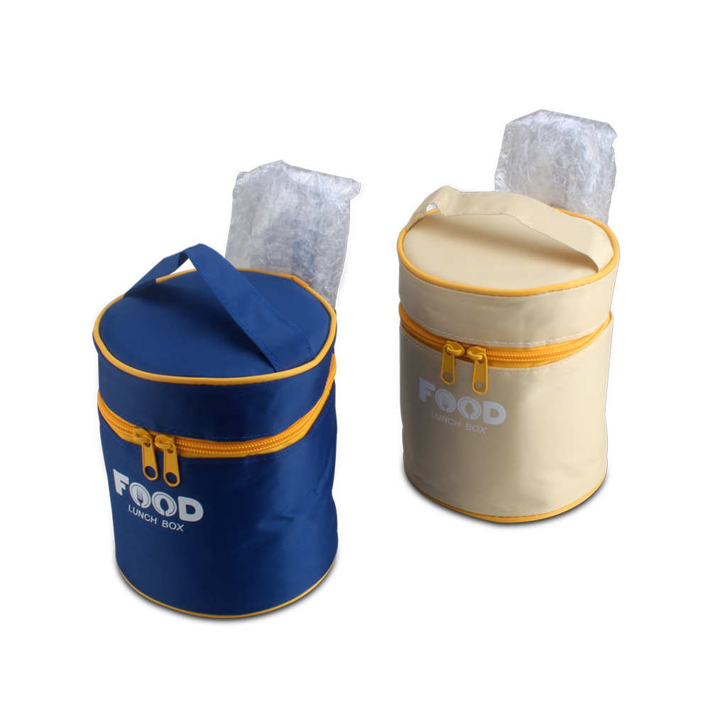 圆形2层304不锈钢保温饭盒分格便当盒午饭盒学生便携午餐盒1000ml