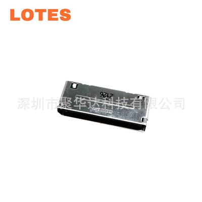 LOTES SFF-8611 卧式母座-OCuLink 80PIN DIP定位脚 808004994