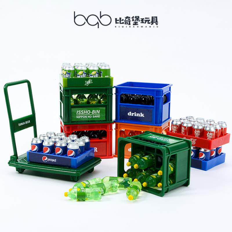 迷你仿真饮料可乐瓶子模型儿童过家家玩具小物品微缩食玩场景摆件