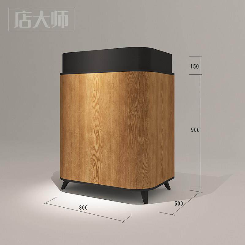 导购台新中式餐饮店咨询台商场迎宾台接待台店铺小型收银柜台吧台