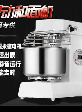 A10双速双动和面机厨房1-7斤小型打面机超静音变频自动揉面机