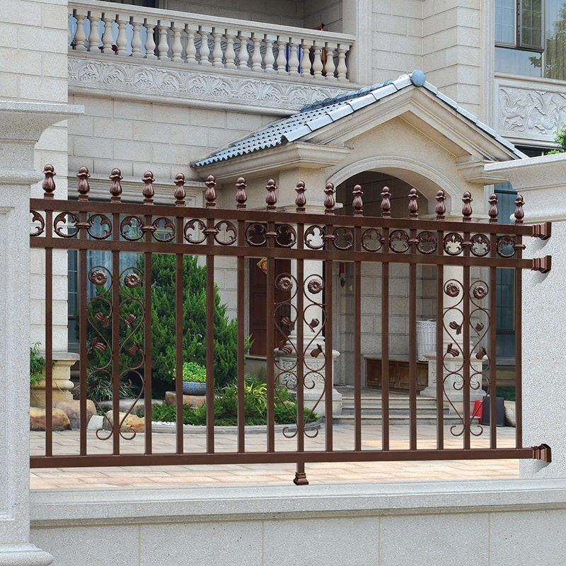 厂家现货铝艺围栏 铝艺庭院护栏别墅围栏 农村铝合金围墙围栏