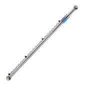 5ZW 带球晾衣杆收缩阳台晒衣架防风线户外不锈钢加粗304收纳凉杆