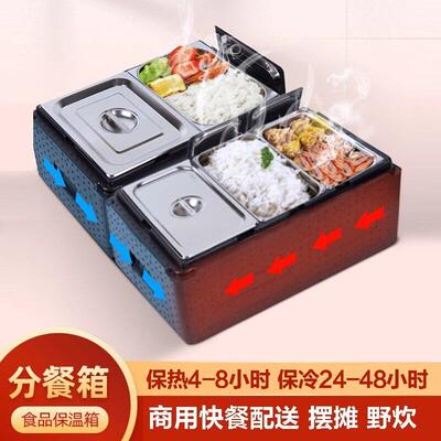 epp保温箱商用摆摊冷藏箱分餐箱户外不锈钢冰淇淋泡沫箱份数盆33L