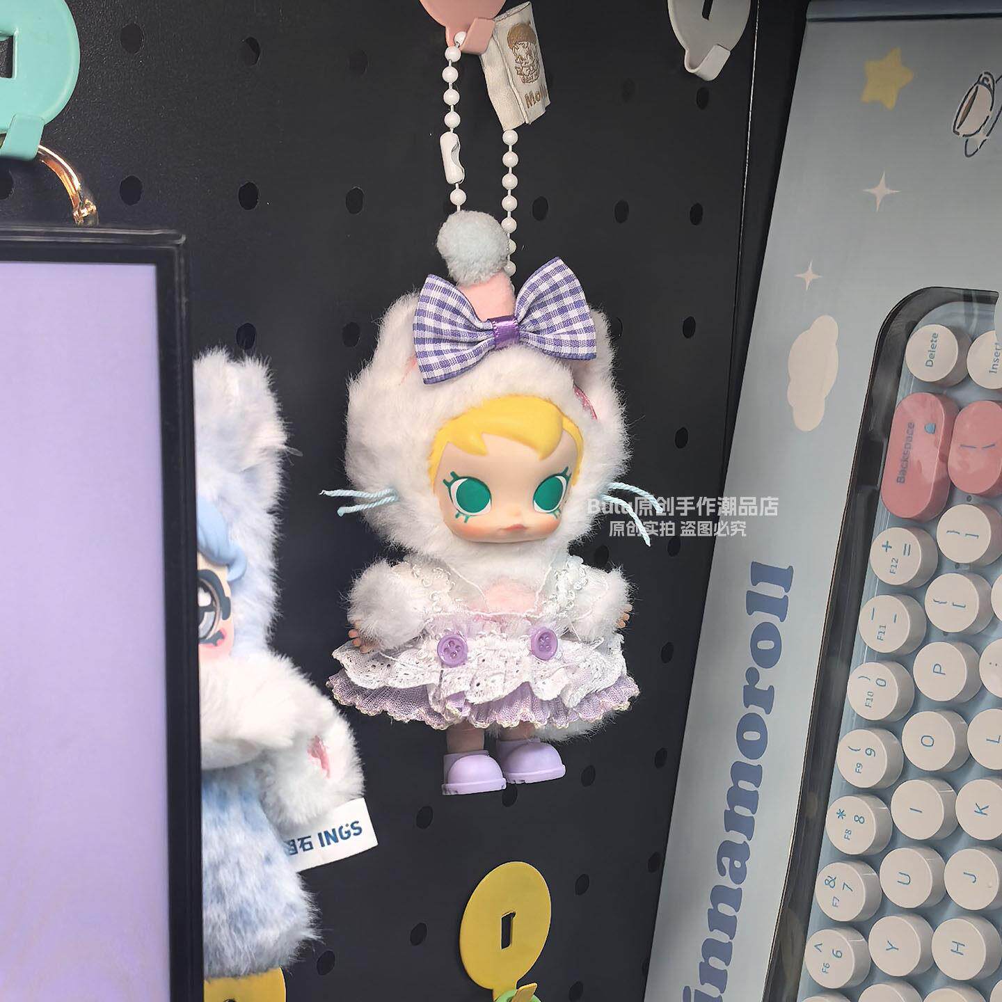 仅娃衣babymolly口袋朋友茉莉紫色衣服蕾丝花边小裙子着替换装