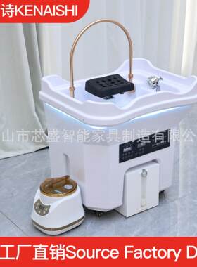 美容院护理带水循环熏蒸洗头机器专用移动头疗盆采耳养发馆头疗仪