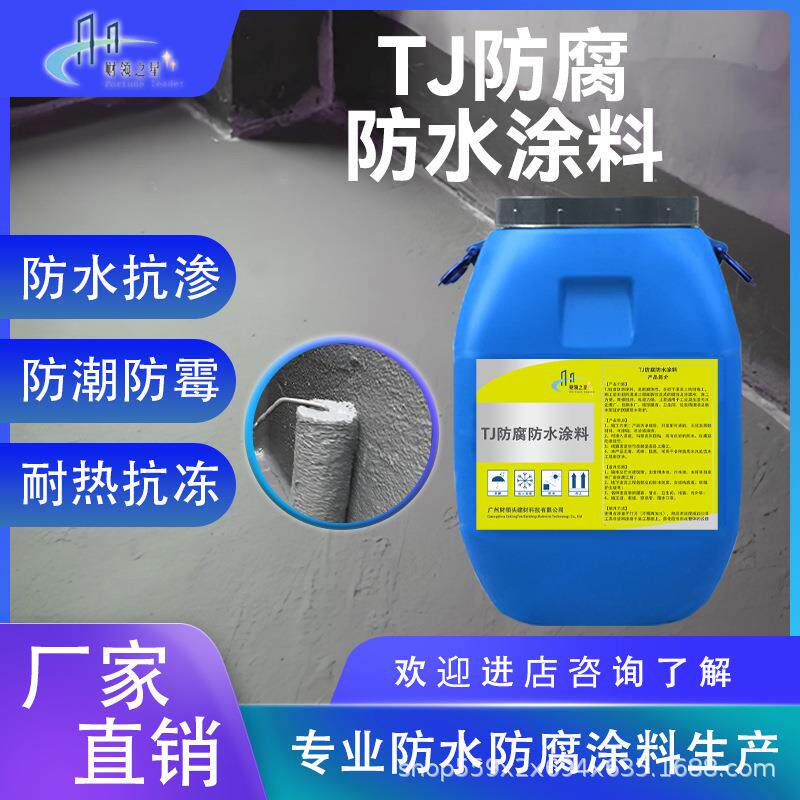 TJ防腐防水涂料化粪池水池防水卫生间阳台厨房防腐防潮抗渗涂料