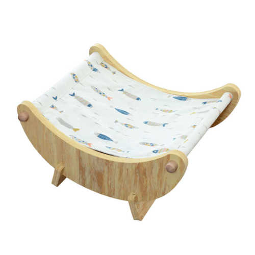 家用睡觉床通用木质猫 eva宠物用品批发现货bed窝月亮猫 cat四季