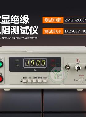 测量范围500KΩ～2GΩ数字绝缘电阻测试仪电阻仪高阻计