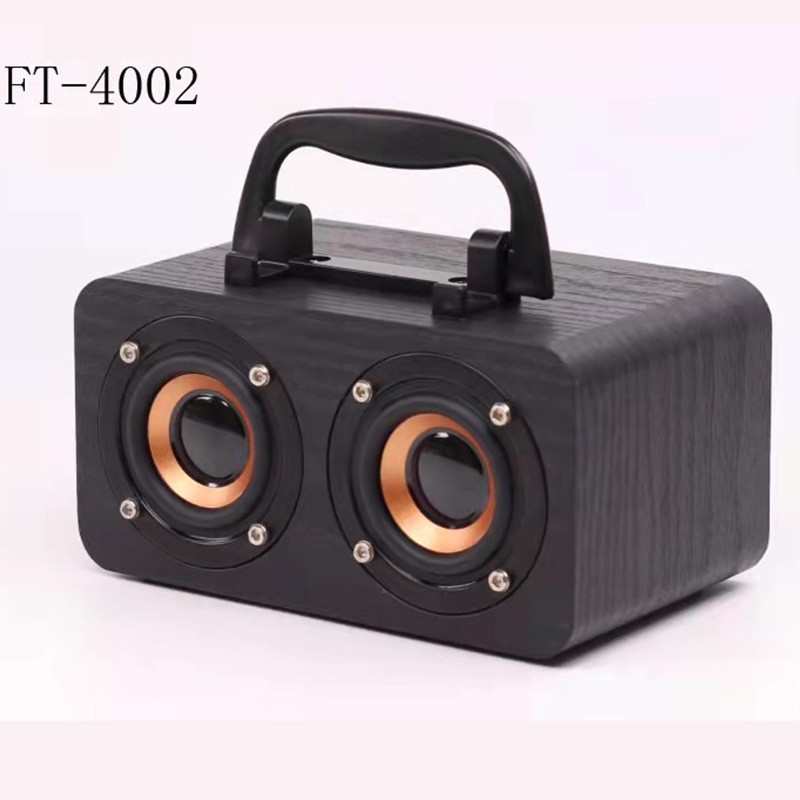 木质蓝牙音箱台式电脑低音炮户外广场舞手提便携式插卡无线音响