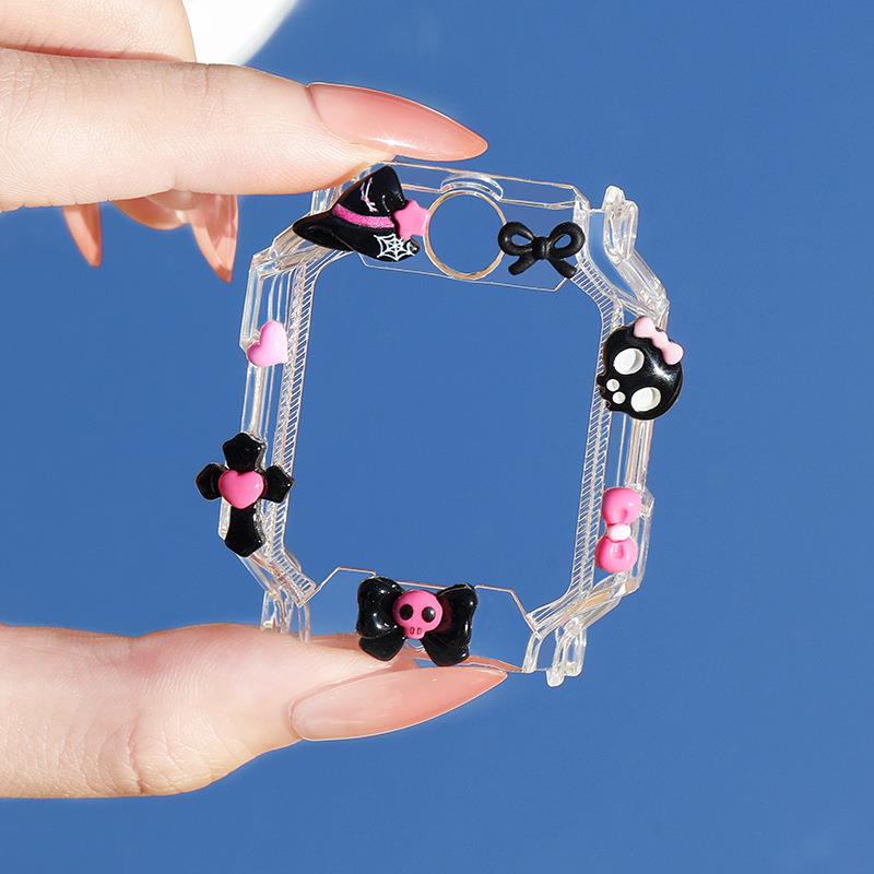 适用小天才电话手表N3表带保护壳Z10Z6PRO卡通儿童透明立体保护套