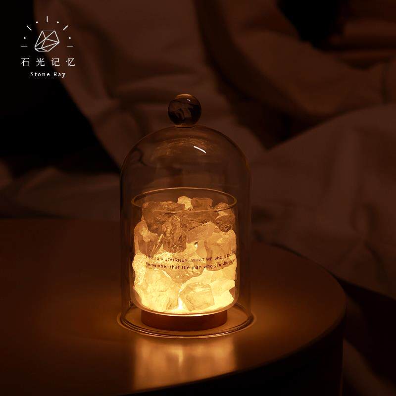 床头气氛灯语音声控智能遥控小夜灯卧室睡眠房间柔光个性礼物台灯