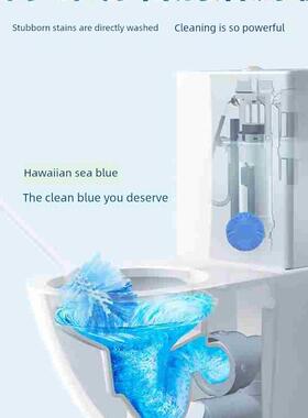 60pcs Blue Bubble Automatic Toilet Cleaner Tablet Blocks Loo