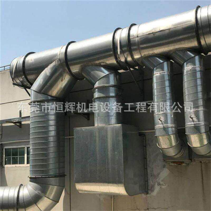 人防管道 焊接管道 焊接风管 风管喷粉东莞恒辉风管厂来