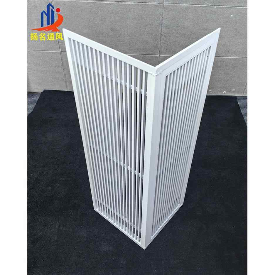 铝合金l型挂式空调出风口百叶Abs挂式空调配有风格格栅90度角塑钢