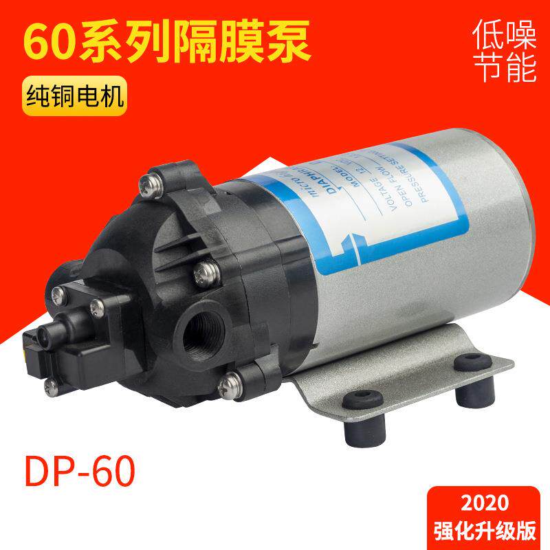 厂家微型高压隔膜泵DP-6012V扫路车喷水泵美容仪器808直流电动泵