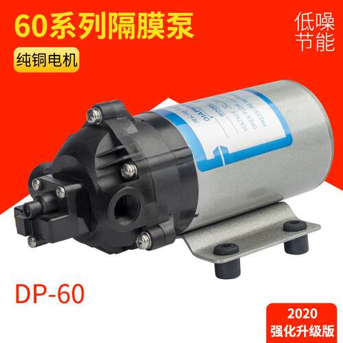 厂家微型高压隔膜泵DP-6012V扫路车喷水泵美容仪器808直流电动泵