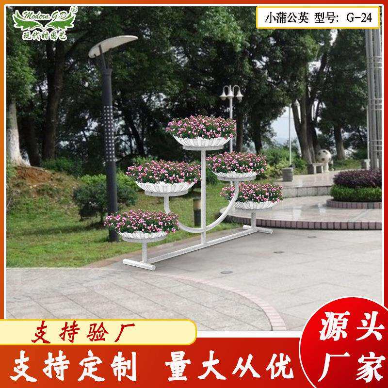 厂家供应各种室内外花器造型立体花坛景观花盆创意组合造景