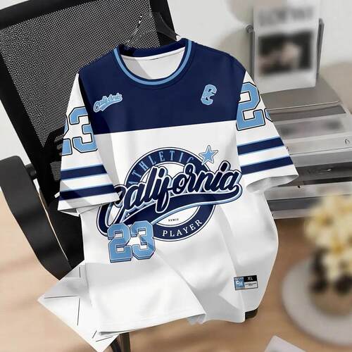 Women'S Fashion Comfortable Fitted Digital Print Colorblock