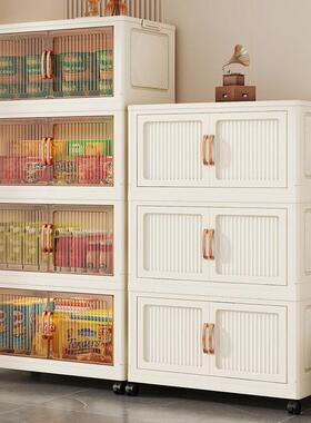 No need to install folding storage cabinet  multi-layer
