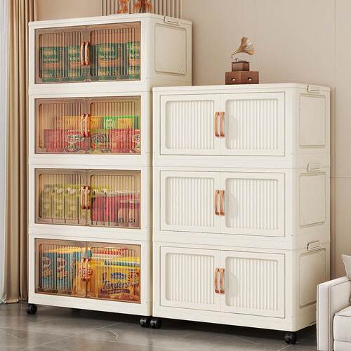 No need to install folding storage cabinet  multi-layer