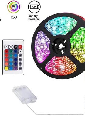 Led Light Strips Waterproof 3AA Battery LED Strip Lights for