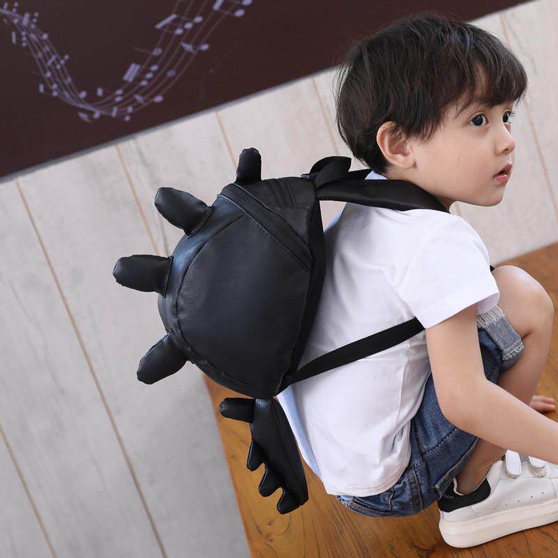 儿童防走失揹包牵引绳男孩恐龙宝宝小书包幼儿园3岁男童双肩包包