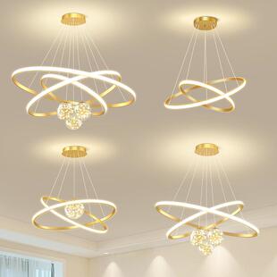 客厅吊灯餐厅圆餐桌楼梯2026新款 主卧室吸顶灯具大全中山现代简约