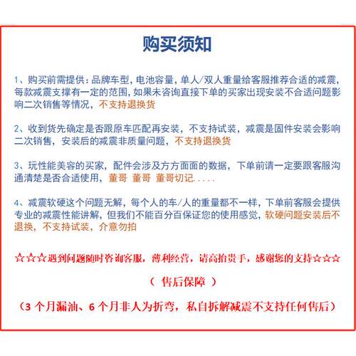 川南前减震器适用于迅鹰小牛N1电动车电摩右碟刹30芯前避震液压
