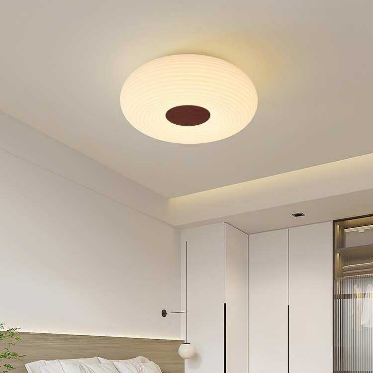 新款日式简约原木卧室灯北欧奶油风led吸顶灯护眼主卧书房儿童灯,家装灯饰光源,智能吸顶灯,淘宝优惠券,粉丝福利购,淘宝优惠卷