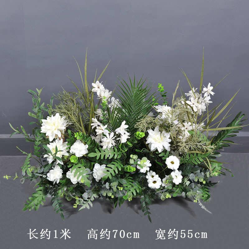 排系地盆花绢引花路挂花排森婚礼婚庆角花装饰花球花花艺大款道具