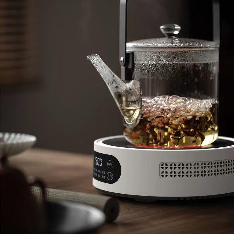 铁壶电陶茶炉小型玻璃养生壶煮茶电陶炉迷你电陶炉玻璃锤纹茶壶