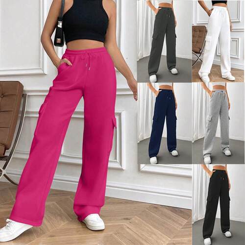 men's casual belt drawstring waist pants