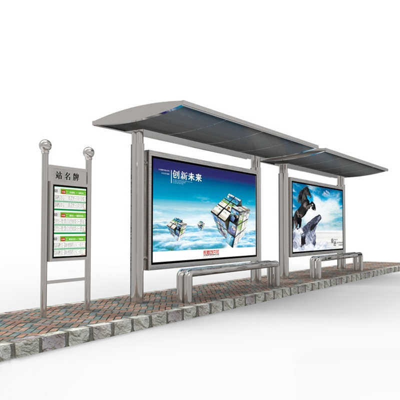 智能候车亭乡村公交站台现代化巴士公交站牌不锈钢滚动灯箱候车亭,清洗/食品/商业设备,视力表箱,淘宝优惠券,粉丝福利购,淘宝优惠卷