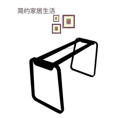 A10L铁艺桌腿金属餐桌腿支架吧台桌架办公桌会议桌架子家用桌子腿