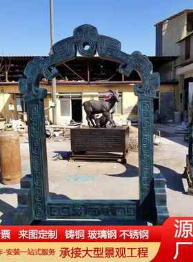 大型纯铜锣架上市公司摆件铸铜铜鼓鼓架可摆放铜鼓广西特色工艺品