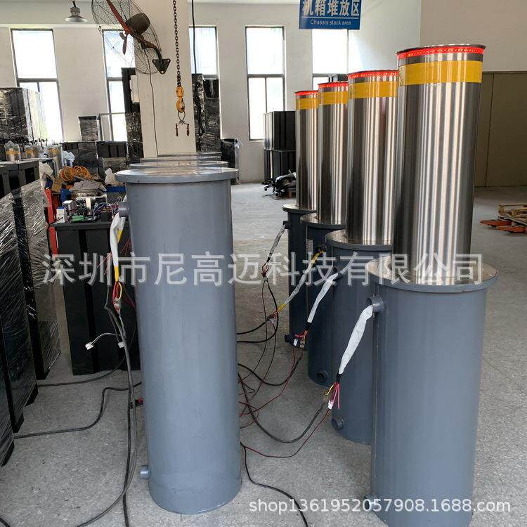 工厂直供一体式全自动防撞升降柱路桩不锈钢成品车档学校小区护柱