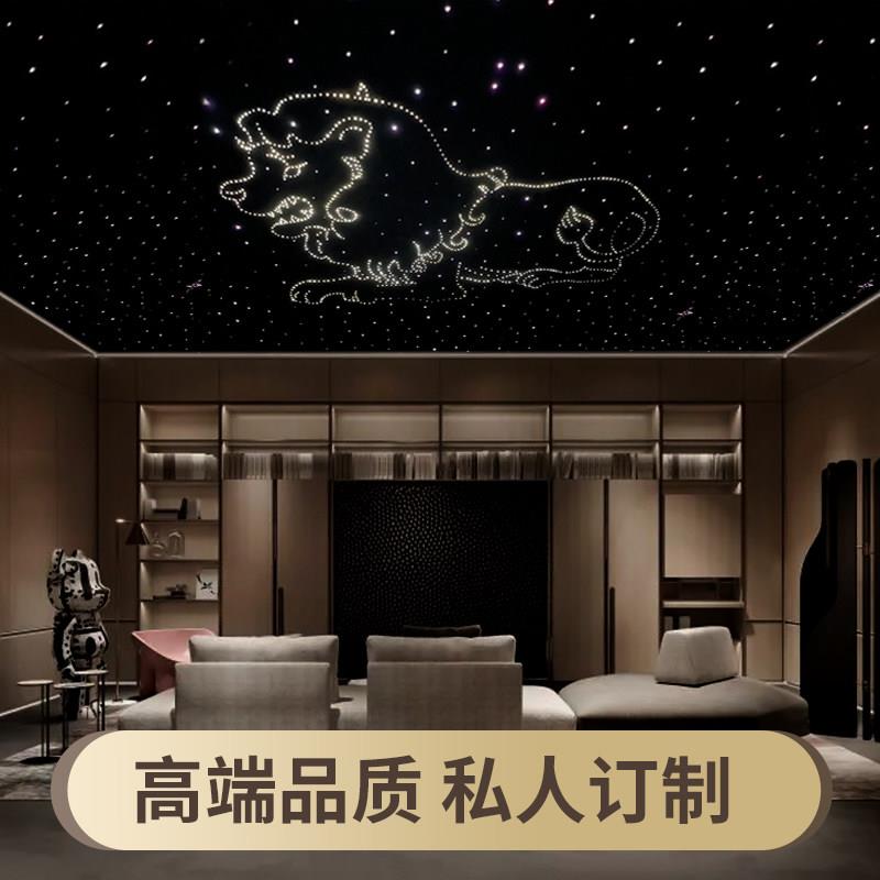 星空顶气氛灯投影灯天花板灯石膏板星空顶满天星工装家装郑州