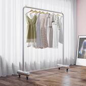 童装 轻奢挂衣架女装 店中岛衣架带轮 店展示架不锈钢拉丝落地式 服装