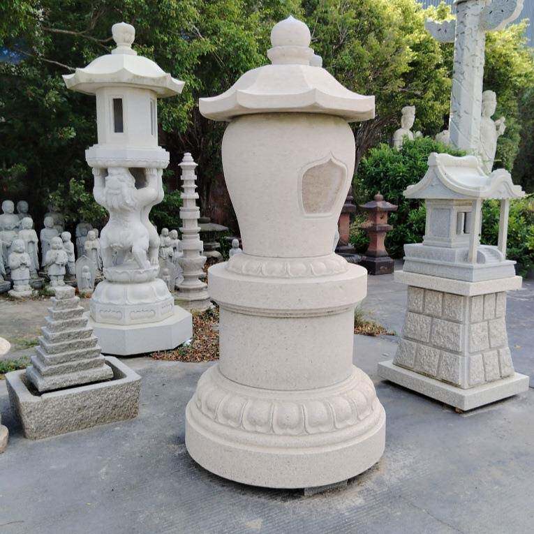 石雕舍利塔花岗岩石塔寺庙汉白玉八宝佛塔大理石七层八角石塔厂家