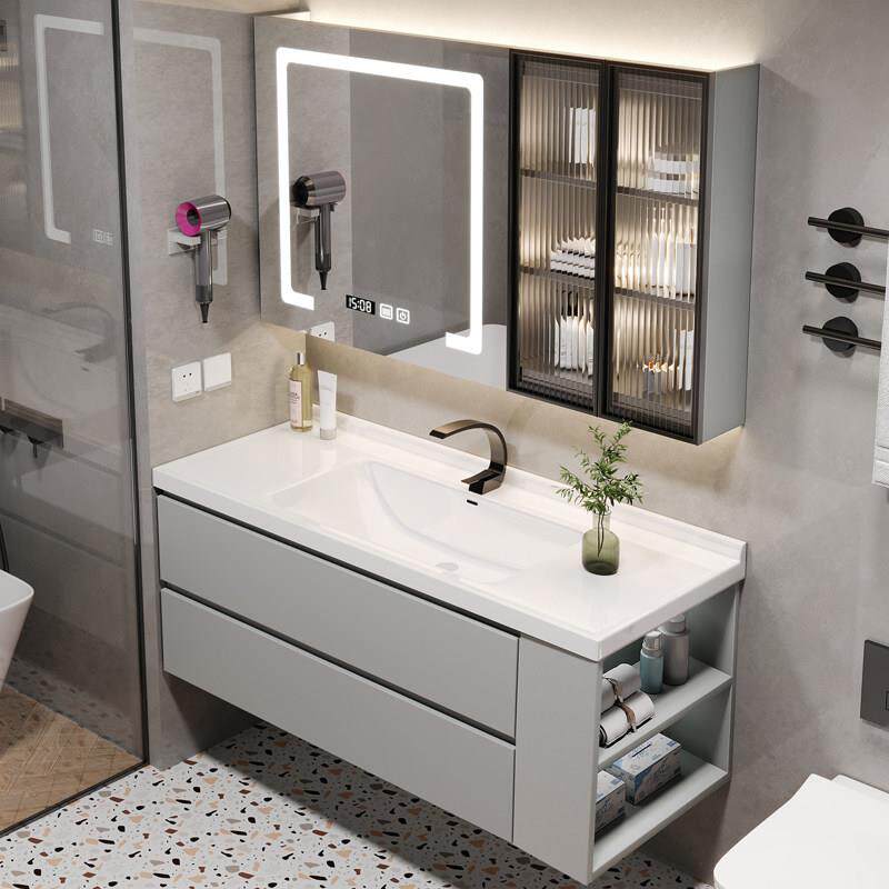 蜂窝铝智能304不锈钢浴室柜组合卫生间洗手洗脸面盆柜洗漱台套装