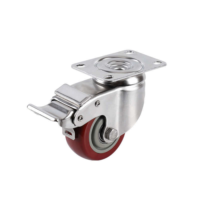 304不锈钢脚轮 3寸4寸5寸万向轮 防锈刹车脚轮